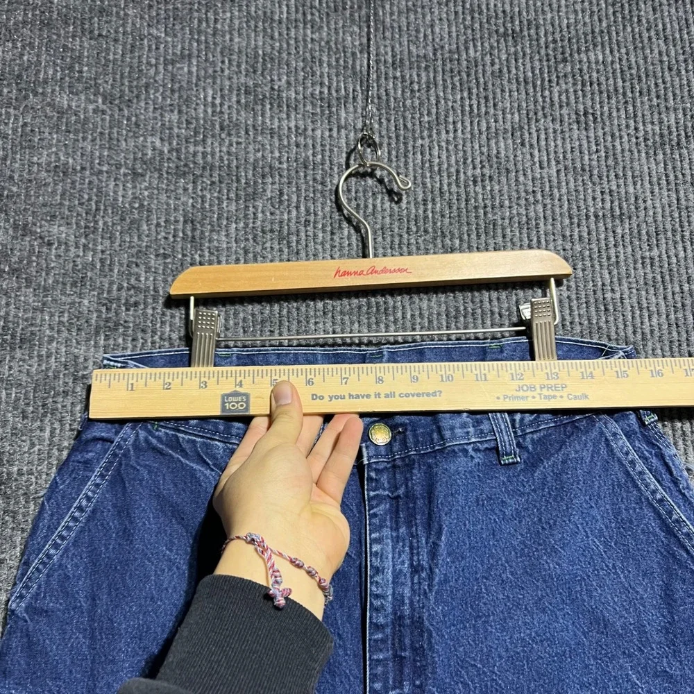 Vintage OshKosh Bgosh Carpenter Jeans Mens 34x32 Blue Union Made Sanforized USA